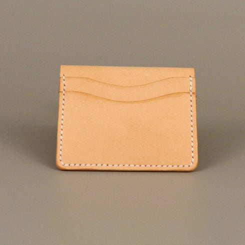 Bi-fold full grain wallet - Antique Brown