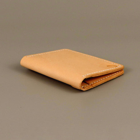 Bi-fold full grain wallet - Antique Brown