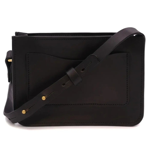 Full Grain Leather Handbag Chino - Black