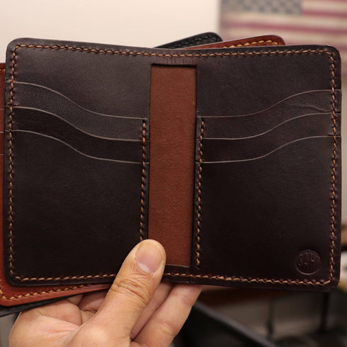 Midlength Vertical Wallet - Show Harness Chestnut