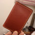 Expandable Mid length Vertical Wallet - Black