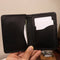 Expandable Vertical Wallet - Black