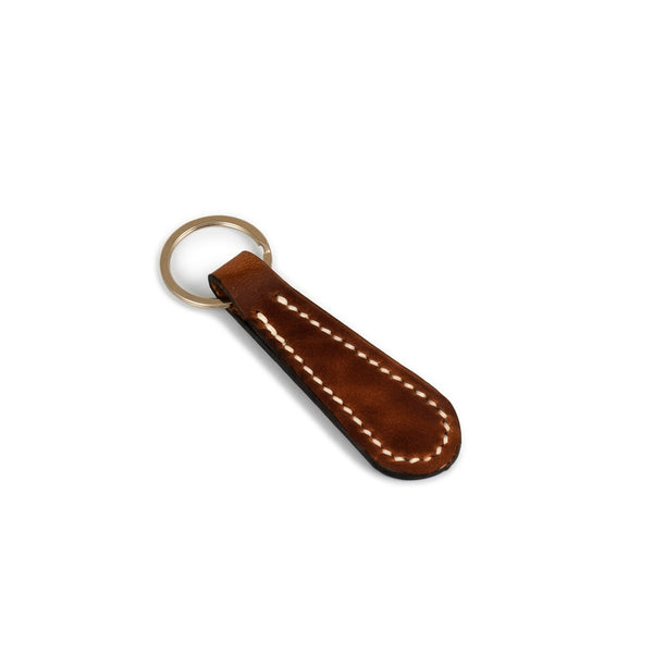 Leather Key Chain - Buck Brown