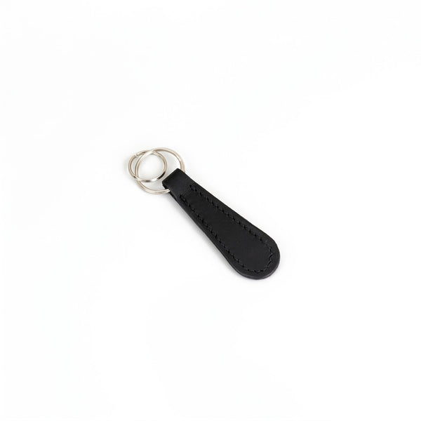 Leather Key Chain - Black