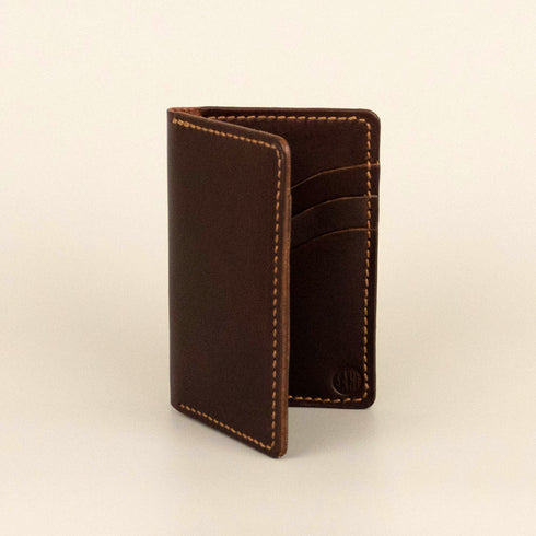 Midlength Vertical Wallet - Show Harness Chestnut