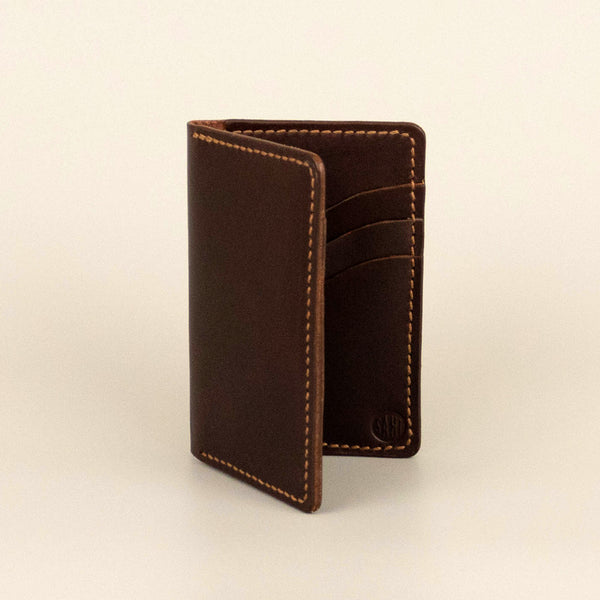 Midlength Vertical Wallet - Show Harness Chestnut