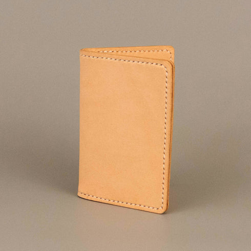 Expandable Mid length Vertical Wallet - Black