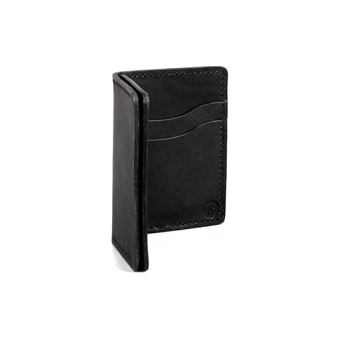 Full Grain Leather Expandable Vertical Wallet — Buck Brown