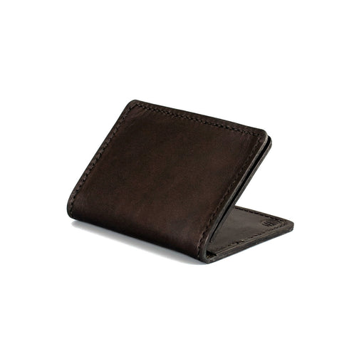 Full Grain Leather Expandable Vertical Wallet — Buck Brown