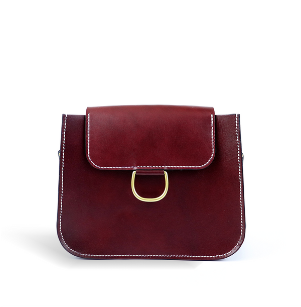 SX3 Women Bag in Burgundy leather ā premium crossbody bag for women