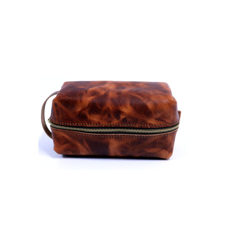 Toiletry Bag - English Tan