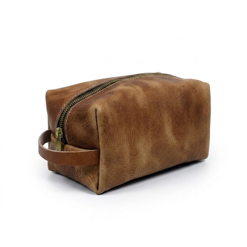 Toiletry Bag - English Tan