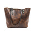 Full Grain Leather Tote Bag — Black