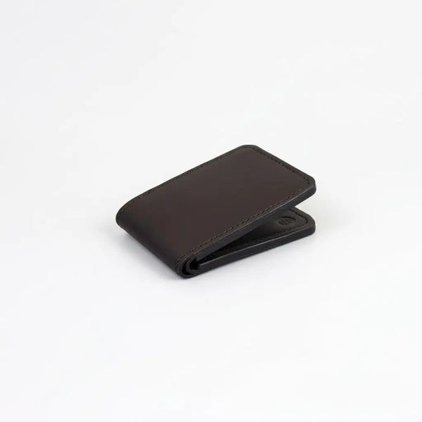 Full Grain Leather Bifold Wallet — Black
