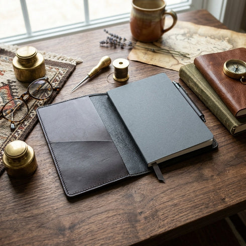 English Bridle Leather Journal