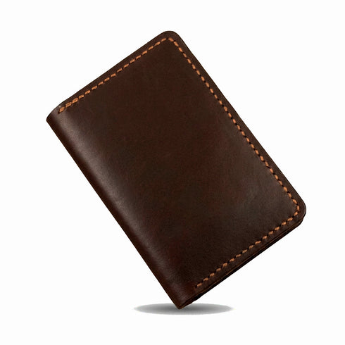 Midlength Vertical Wallet - Show Harness Chestnut