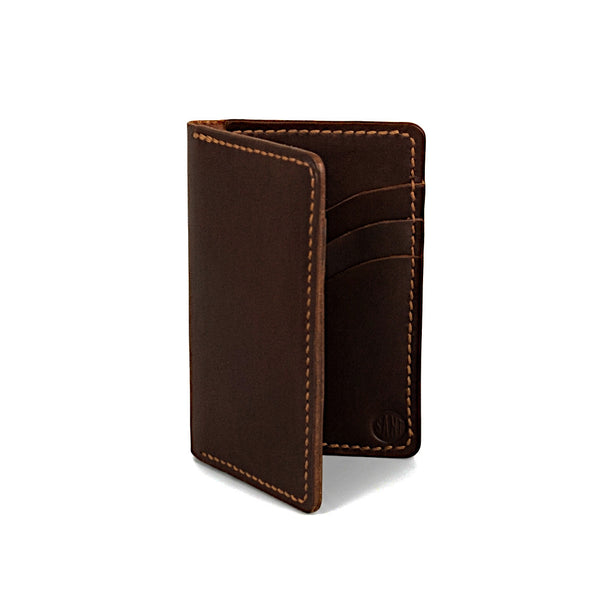 Midlength Vertical Wallet - Show Harness Chestnut