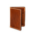 Full Grain Leather Vertical Wallet — Show Harness Chestnut