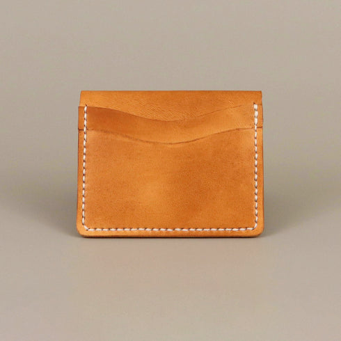 Bi-fold full grain wallet - Antique Brown