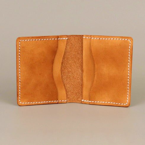 Bi-fold full grain wallet - Antique Brown