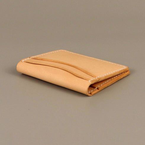 Bi-fold full grain wallet - Antique Brown