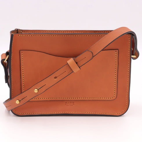 Chino Bag in Tan leather – elegant leather handbag for women