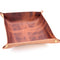 Classic Valet Tray in Harvest Autumn full‑grain leather – premium leather catch‑all tray