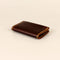 Minimalist Pocket Card Holder in Show Harness Chestnut leather – premium slim card wallet