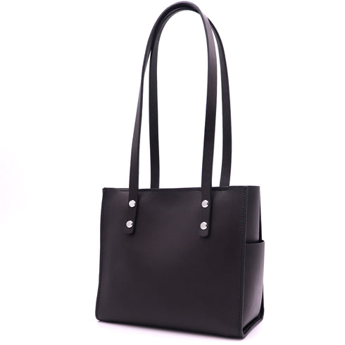 S33 Women Bag in Black leather – stylish everyday shoulder bag for women