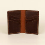 Midlength vetical wallet_Show Harness Chestnut 012
